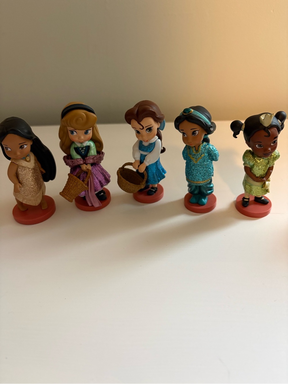 Disney Glitter Mini Princess Figurine Set - Animators Collection